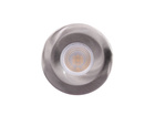 PANLUX pevný LED podhled PP COB IP65 bodovka broušený chrom PN14100030