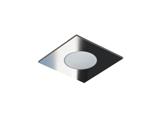 PANLUX pevný LED podhled SPOTLIGHT IP65 SQUARE bodovka stříbrná PN14300026 